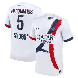 Maglia Calcio Paris Saint-Germain PSG 2025-26 Marquinhos #5 Trasferta Uomo