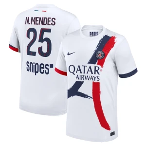 Maglia Calcio Paris Saint-Germain PSG 2025-26 N. Mendes #25 Trasferta Uomo