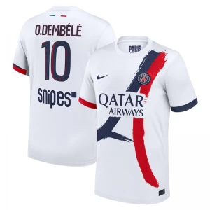 Maglia Calcio Paris Saint-Germain PSG 2025-26 O.Dembele #10 Trasferta Uomo