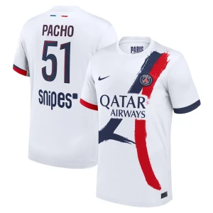 Maglia Calcio Paris Saint-Germain PSG 2025-26 Pacho #51 Trasferta Uomo