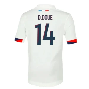 Maglia Calcio Paris Saint-Germain PSG 2025-26 Sponsorless - D. Doue #14 Trasferta Uomo