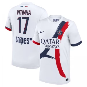 Maglia Calcio Paris Saint-Germain PSG 2025-26 Vitinha #17 Trasferta Uomo