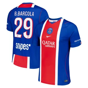 Maglia Calcio Paris Saint-Germain PSG B.Barcola #29 2026-27 Prima Uomo