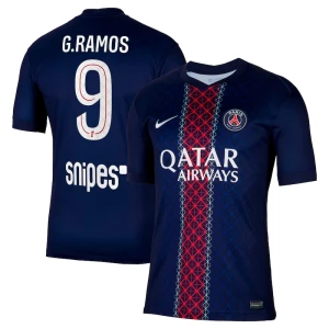 Maglia Calcio Paris Saint-Germain PSG G. Ramos #9 2025-26 Prima Uomo