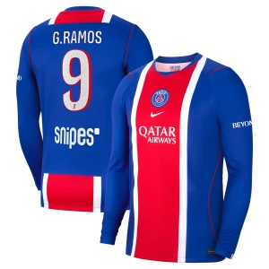 Maglia Calcio Paris Saint-Germain PSG G.Ramos #9 2026-27 Prima Uomo Manica Lunga