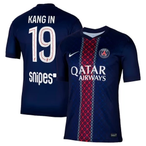 Maglia Calcio Paris Saint-Germain PSG Kang In #19 2025-26 Prima Uomo