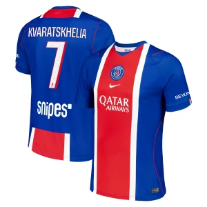 Maglia Calcio Paris Saint-Germain PSG Khvicha Kvaratskhelia #7 2026-27 Prima Uomo