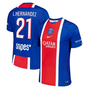 Maglia Calcio Paris Saint-Germain PSG L.Hernandez #21 2026-27 Prima Uomo