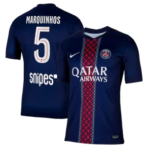 Maglia Calcio Paris Saint-Germain PSG Marquinhos #5 2025-26 Prima Uomo
