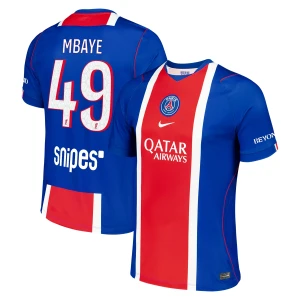 Maglia Calcio Paris Saint-Germain PSG Mbaye #49 2026-27 Prima Uomo