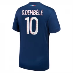 Maglia Calcio Paris Saint-Germain PSG Ousmane Dembélé #10 2024-25 Prima Uomo