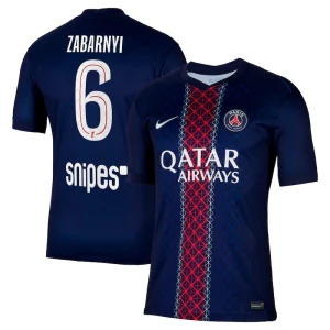 Maglia Calcio Paris Saint-Germain PSG Zabarnyi #6 2025-26 Cup Prima Uomo