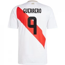 Maglia Calcio Perù Guerrero #9 Copa America 2024 Prima Uomo