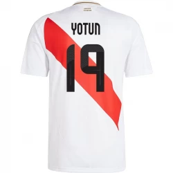 Maglia Calcio Perù Yotun #19 Copa America 2024 Prima Uomo