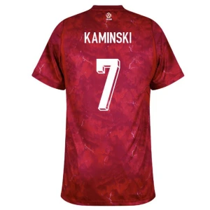 Maglia Calcio Polonia 2026 Kaminski #7 Trasferta Uomo