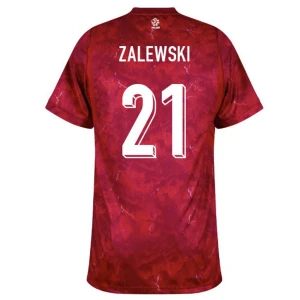 Maglia Calcio Polonia 2026 Zalewski #21 Trasferta Uomo