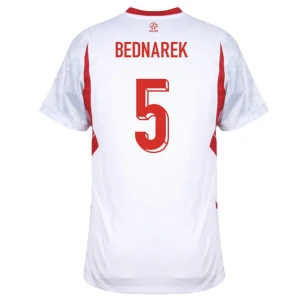 Maglia Calcio Polonia Bednarek #5 2026 Prima Uomo