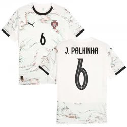 Maglia Calcio Portogallo 2025 J. Palhinha #6 Trasferta Uomo
