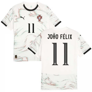 Maglia Calcio Portogallo 2025 Joao Felix #11 Trasferta Uomo