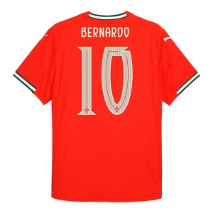 Maglia Calcio Portogallo Bernardo Silva #10 2025 Prima Uomo