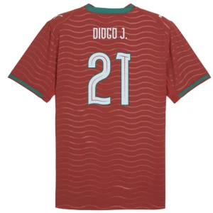 Maglia Calcio Portogallo Diogo J. #21 Mondiali 2026 Prima Uomo