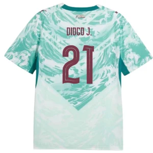 Maglia Calcio Portogallo Diogo J. #21 Mondiali 2026 Trasferta Uomo