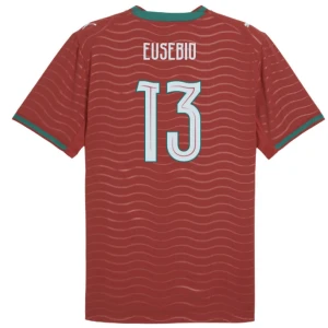 Maglia Calcio Portogallo Eusebio #13 Mondiali 2026 Prima Uomo