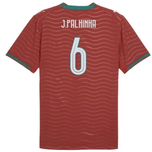 Maglia Calcio Portogallo J. Palhinha #6 Mondiali 2026 Prima Uomo