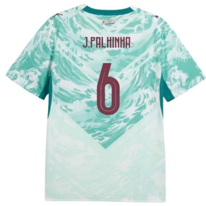 Maglia Calcio Portogallo J. Palhinha #6 Mondiali 2026 Trasferta Uomo