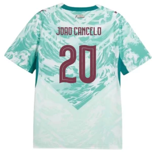 Maglia Calcio Portogallo Joao Cancelo #20 Mondiali 2026 Trasferta Uomo