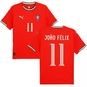 Maglia Calcio Portogallo Joao Felix #11 2025 Prima Uomo