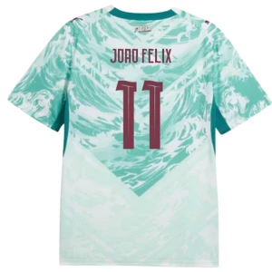 Maglia Calcio Portogallo Joao Felix #11 Mondiali 2026 Trasferta Uomo