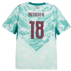 Maglia Calcio Portogallo Matheus N. #18 Mondiali 2026 Trasferta Uomo