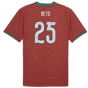 Maglia Calcio Portogallo Neto #25 Mondiali 2026 Prima Uomo