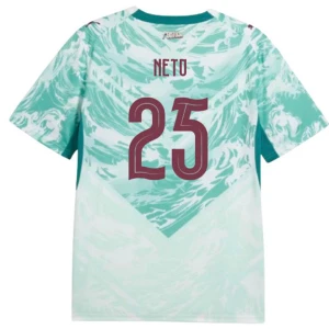 Maglia Calcio Portogallo Neto #25 Mondiali 2026 Trasferta Uomo