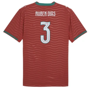 Maglia Calcio Portogallo Ruben #3 Mondiali 2026 Prima Uomo