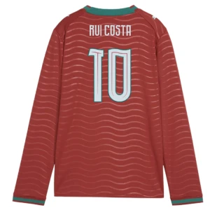 Maglia Calcio Portogallo Rui Costa #10 Mondiali 2026 Prima Uomo Manica Lunga