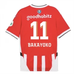 Maglia Calcio PSV Eindhoven Bakayoko #11 2024-25 Prima Uomo