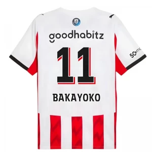Maglia Calcio PSV Eindhoven Bakayoko #11 2025-26 Prima Uomo