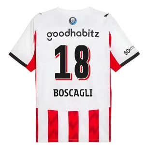 Maglia Calcio PSV Eindhoven Boscagli #18 2025-26 Prima Uomo