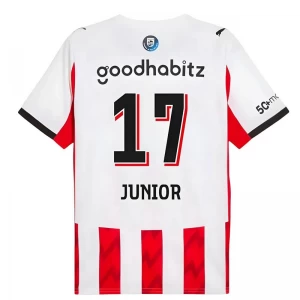 Maglia Calcio PSV Eindhoven Junior #17 2025-26 Prima Uomo