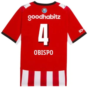 Maglia Calcio PSV Eindhoven Obispo #4 2026-27 Prima Uomo