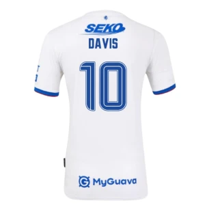 Maglia Calcio Rangers FC 2025-26 Davis #10 Trasferta Uomo