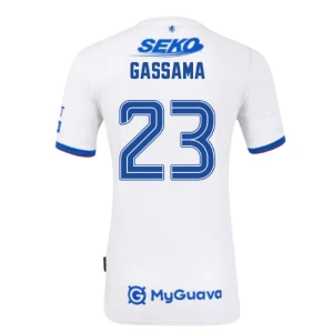 Maglia Calcio Rangers FC 2025-26 Gassama #23 Trasferta Uomo