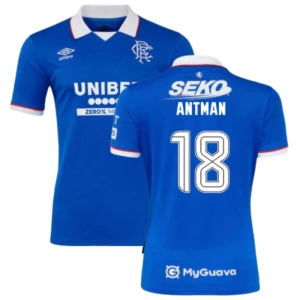 Maglia Calcio Rangers FC Antman #18 2025-26 Prima Uomo