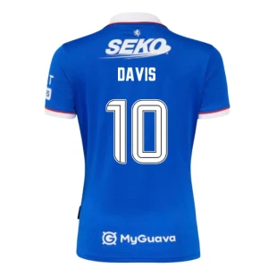 Maglia Calcio Rangers FC Davis #10 2025-26 Prima Uomo