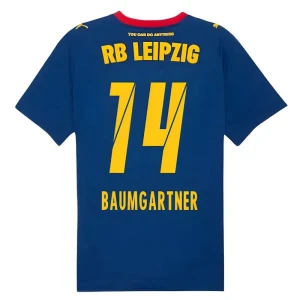 Maglia Calcio RB Leipzig 2025-26 Baumgartner #14 Trasferta Uomo