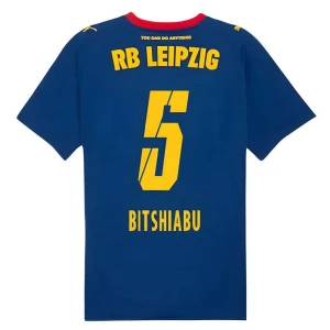 Maglia Calcio RB Leipzig 2025-26 Bitshiabu #5 Trasferta Uomo