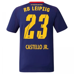 Maglia Calcio RB Leipzig 2025-26 Castello Jr. #23 Trasferta Uomo