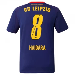 Maglia Calcio RB Leipzig 2025-26 Haidara #8 Trasferta Uomo